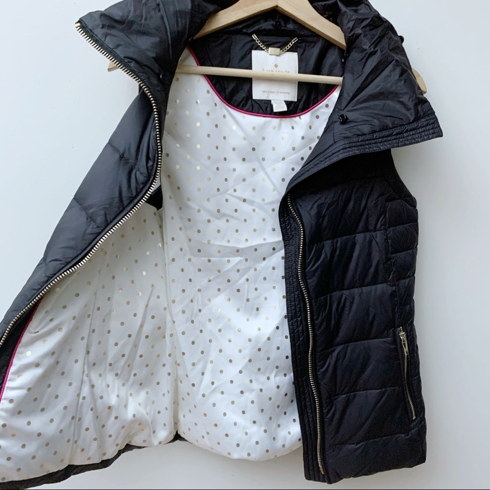 Kate spade quilted puffer down vest - Picture 6 of 8